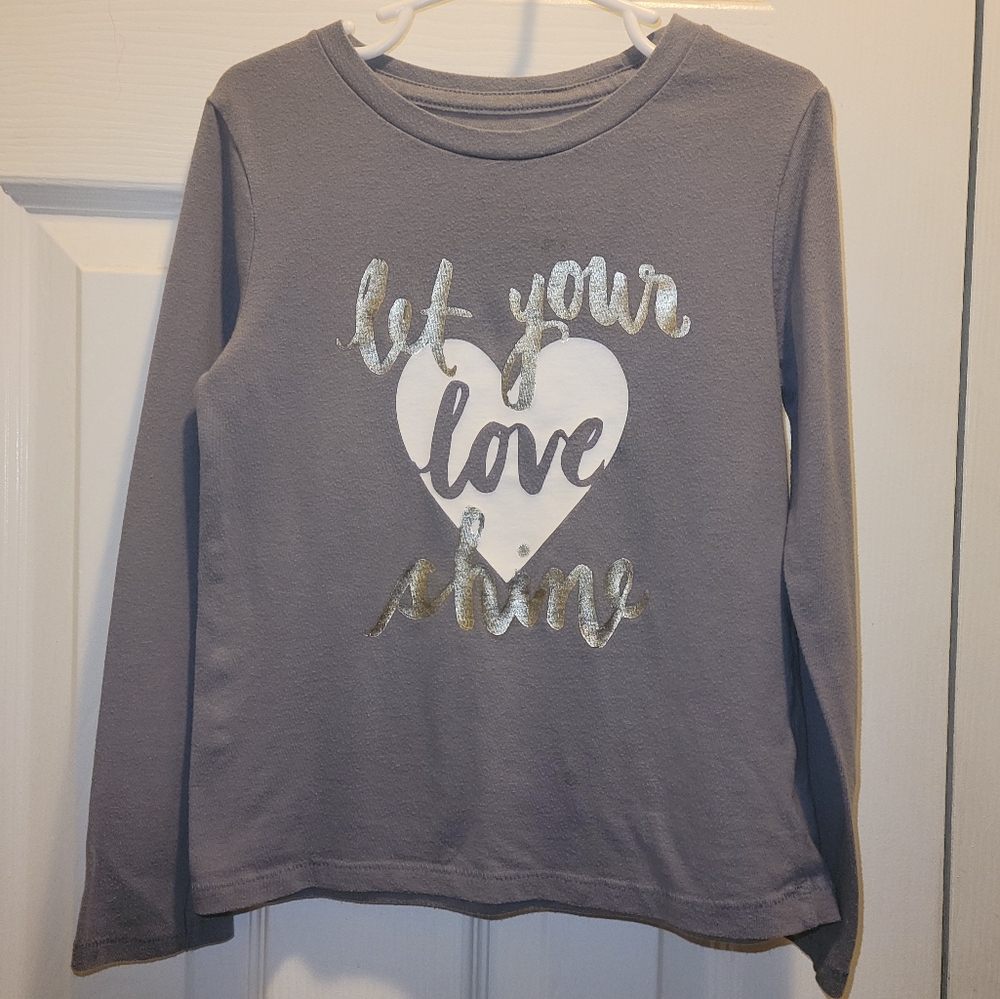 Girls' sized 6 Cat & Jack long sleeve shirt